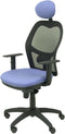 Bureaustoel met hoofdsteun Jorquera Piqueras y Crespo ALI261C Licht Blauw