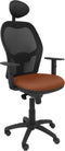 Bureaustoel met hoofdsteun Jorquera Piqueras y Crespo ALI363C Bruin