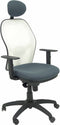 Bureaustoel met hoofdsteun Jorquera Piqueras y Crespo ALI600C Donker Grijs