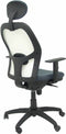 Bureaustoel met hoofdsteun Jorquera Piqueras y Crespo ALI600C Donker Grijs