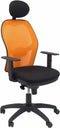 Bureaustoel met hoofdsteun Jorquera Piqueras y Crespo ALI840C Zwart