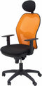Bureaustoel met hoofdsteun Jorquera Piqueras y Crespo ALI840C Zwart