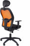 Bureaustoel met hoofdsteun Jorquera Piqueras y Crespo ALI840C Zwart