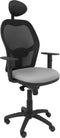 Bureaustoel met hoofdsteun Jorquera Piqueras y Crespo BALI40C Grijs