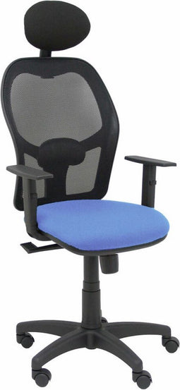 Bureaustoel met hoofdsteun P&C B10CRNC Licht Blauw