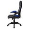 Bureaustoel racing game stijl premium design Wouter blauw zwart