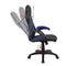 Bureaustoel racing game stijl premium design Wouter blauw zwart