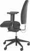 Bureaustoel serie 450-NPR met metalen kruisvoet voor zware mensen