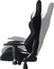 Bureaustoel Thomas - gamestoel racing gaming stijl - stof bekleding - wit zwart