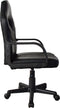 Bureaustoel Thomas junior - gamestoel racing gaming stijl - hoogte verstelbaar - zwart