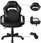 Bureaustoel Thomas junior - gamestoel racing gaming stijl - hoogte verstelbaar - zwart