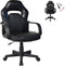Bureaustoel Thomas junior - gamestoel racing gaming stijl - hoogte verstelbaar - zwart