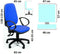 Bureaustoel Unisit Sincro Tete Blauw