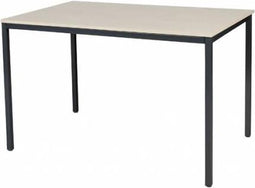 Bureautafel - Domino Basic 120x80 Eiken - zwart frame