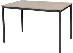 Bureautafel - Domino Basic 160x80 Havana Kersen - zwart frame