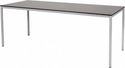 Bureautafel - Domino Basic 200x80 logan - alu frame