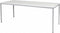 Bureautafel - Domino Basic 200x80 wit - alu frame
