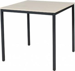 Bureautafel - Domino Basic 80x80 robson - zwart frame