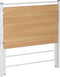 Bureautafel Inklapbaar - Hout MDF met natuurlijke look en zeer sterke, solide metalen frame (87 x 56 x 87 cm) Kleur: Wit