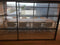 Bureautafel of vergadertafel Kubus 380x120cm bladkleur Logan eiken framekleur Wit (RAL9010)