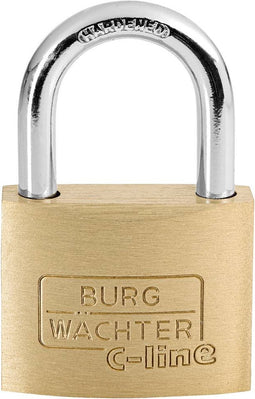 Burg Wächter 3051 Hangslot 35.00 mm Verschillend sluitend Messing Sleutelslot
