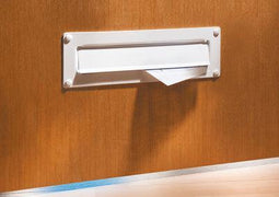 Burg Wächter 32470 PORTA 796 W Brievenbusgleuf Aluminium, Plaatstaal Wit