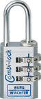 BURG WÄCHTER Combi-Lock 90 hangslot met cijferslot 20 mm