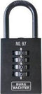 Burg Wächter Numero 97 40 SB Hangslot 40 mm Cijferslot