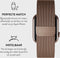 BURGA Apple Watch-bandje - Metaalgaas - Rose Goud - 38mm / 40mm / 41mm