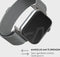 BURGA Apple Watch-bandje - Metaalgaas - Zilver - 42mm / 44mm / 45mm / 49mm