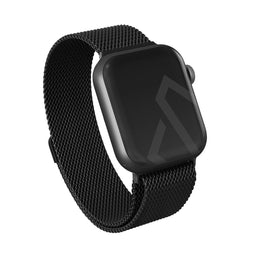 BURGA Apple Watch-bandje - Metaalgaas - Zwart - 38mm / 40mm / 41mm