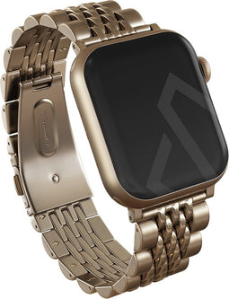 BURGA Apple Watch Metalen Bandje - Chic Royal - Goud - 42mm / 44mm / 45mm / 49mm