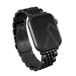 BURGA Apple Watch Metalen Bandje - Chic Royal - Zwart - 42mm / 44mm / 45mm / 49mm