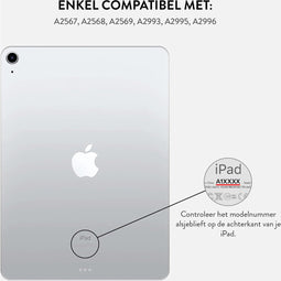 Burga Folio Case Apple iPad Mini 7 (2024) - Almond Latte