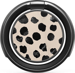 BURGA Gunmetal Ringhouder voor mobiele telefoon - 360 graden draaibaar - universele smartphone ringgreep - Almond Latte