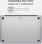 Burga Hard Case Apple Macbook Pro 13 inch (2020) - Paars Skies