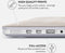 Burga Hard Case geschikt voor Apple Macbook Pro 16-inch (2021) - Vanilla Sand