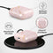 Burga Hoesje geschikt voor Apple AirPods 1 Shockproof Hardcase Hoesje | Burga - Peach Gold | Roze