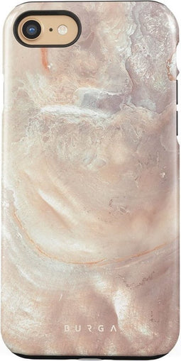 Burga Hoesje geschikt voor Apple iPhone SE (2020) Telefoonhoesje Hardcase | Burga Tough Backcover Shockproof | Schokbestendig iPhone SE (2020) Telefoonhoesje | Anti Shock Proof - Serene Sunset | Bruin