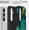 Burga Hoesje geschikt voor Samsung Galaxy S25 Telefoonhoesje Hardcase | Burga Tough Backcover Shockproof | Schokbestendig Galaxy S25 Telefoonhoesje | Anti Shock Proof - Emerald Pool | Groen
