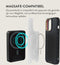 Burga Magnetic Powerbank 5000 mAh Gunmetal - Almond Latte