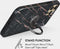 Burga Phone Ring Holder Gunmetal - Rose - Goud Marble
