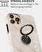 Burga Phone Ring Holder Gunmetal - Rose - Goud Marble