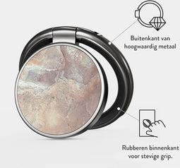 Burga Phone Ring Holder Gunmetal - Serene Sunset