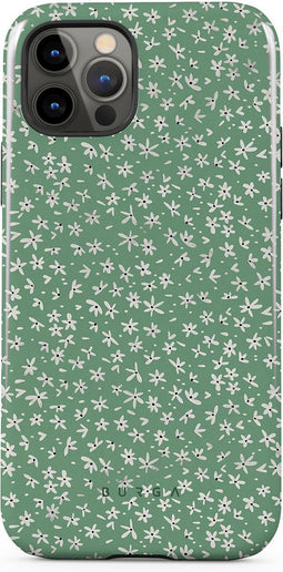BURGA Telefoonhoesje voor iPhone 12 PRO MAX - Schokbestendige Hardcase Hoesje - Lush Meadows