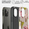 BURGA Telefoonhoesje voor iPhone 12 PRO MAX - Schokbestendige Hardcase Hoesje - Metamorphosis