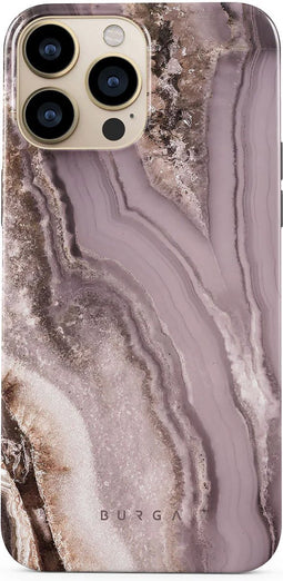 BURGA Telefoonhoesje voor iPhone 13 PRO - Schokbestendige Hardcase Hoesje - Golden Taupe