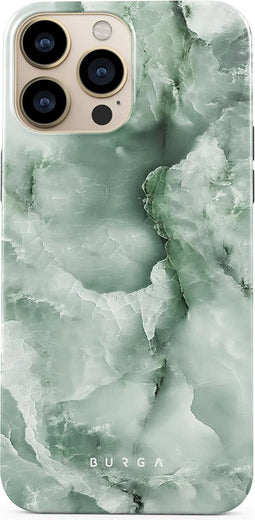 BURGA Telefoonhoesje voor iPhone 14 PRO MAX - Schokbestendige Hardcase Hoesje - Pistachio Cheesecake