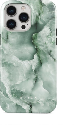 BURGA Telefoonhoesje voor iPhone 14 PRO - Schokbestendige Hardcase Hoesje - Pistachio Cheesecake