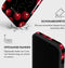 BURGA Telefoonhoesje voor iPhone 14 PRO - Schokbestendige Hardcase Hoesje - Cherrybomb